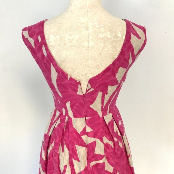 Shoshanna 4 Floral Print Sundress Pink & Cream - Picture 7 of 10